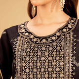 3 Piece - Jacquard Embroidered Suit - 42501398