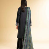 3 Piece - Printed Embroidered Suit - 42501652