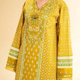 3 Piece - Flatbed Paste Embroidered Suit - 42501659