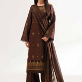 3 Piece - Printed Embroidered Suit - 42501913