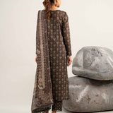 3 Piece - Digital Printed Embroidered Suit - 42502047