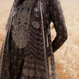 3 Piece - Digital Printed Embroidered Suit - 42502047