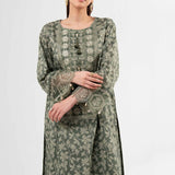 2 Piece - Printed Embroidered Suit - 42502071