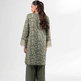 2 Piece - Printed Embroidered Suit - 42502071